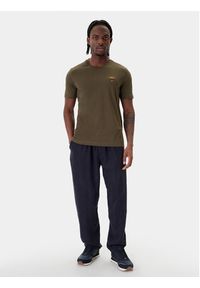Aeronautica Militare T-Shirt 261TS1580UJ00372 Zielony Regular Fit. Kolor: zielony. Materiał: bawełna #5