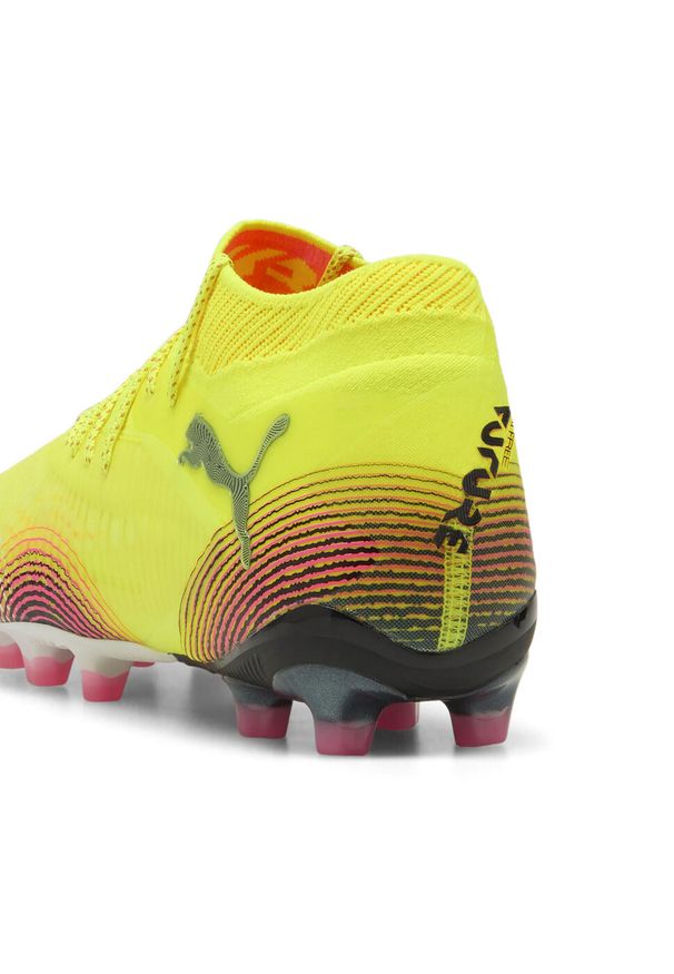 Puma - Damskie buty piłkarskie FUTURE 8 ULTIMATE AG PUMA. Kolor: czarny, różowy, wielokolorowy, żółty. Sport: piłka nożna