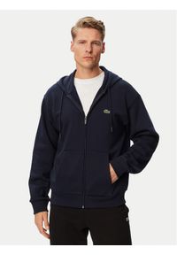Lacoste Bluza SH8864 Granatowy Regular Fit. Kolor: niebieski. Materiał: bawełna #1