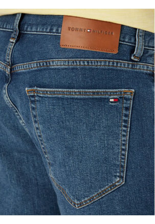 TOMMY HILFIGER - Tommy Hilfiger Szorty jeansowe Denton MW0MW42558 Granatowy Straight Leg. Kolor: niebieski. Materiał: bawełna