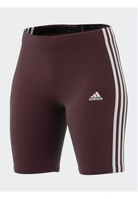 Adidas - adidas Szorty sportowe Essentials 3-Stripes Bike Shorts IM2846 Czerwony. Kolor: czerwony. Materiał: bawełna #7