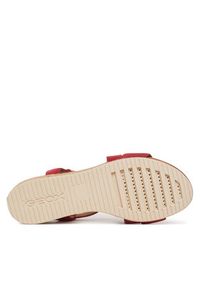 Geox Espadryle D Ischia Corda D55HHA 00022 C7008 Różowy. Kolor: różowy. Materiał: skóra, zamsz