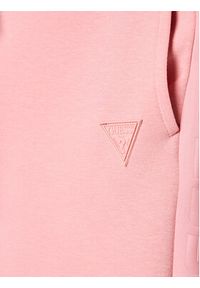 Guess Spodnie dresowe J2YQ24 FL03S Różowy Regular Fit. Kolor: różowy. Materiał: bawełna #3
