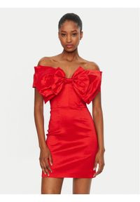 BARDOT - Bardot Sukienka koktajlowa 54327DB2 Czerwony Slim Fit. Kolor: czerwony. Materiał: syntetyk. Styl: wizytowy #1