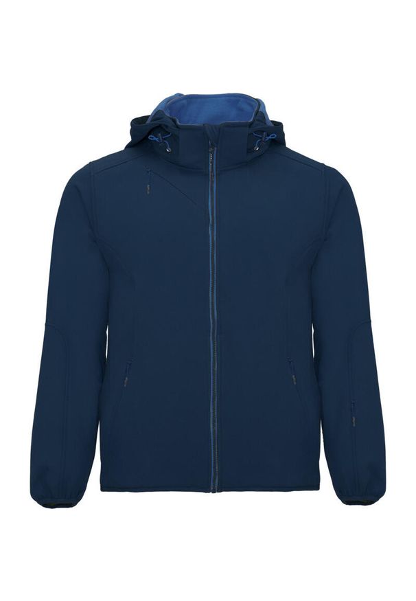 ROLY - Kurtka Soft Shell Dla Dorosłych Unisex Siberia. Kolor: niebieski. Sport: turystyka piesza