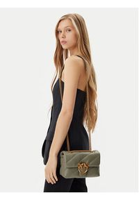 Pinko - PINKO Torebka Love Puff Mini Cl PE 25 PLTT 100039 A0F2 Zielony. Kolor: zielony. Materiał: skórzane
