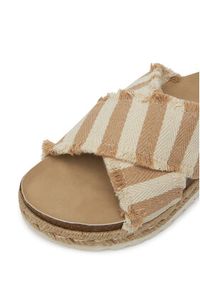 DeeZee Klapki CT0626-15 Beżowy. Kolor: beżowy. Materiał: materiał #3