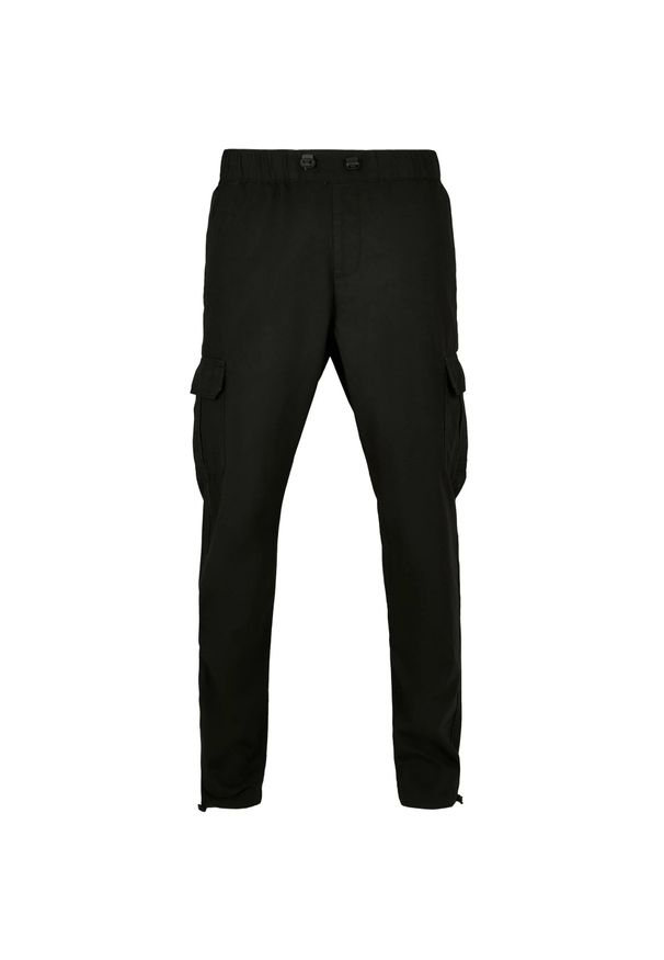 Urban Classics - Spodnie Cargo Męskie Ripstop. Kolor: czarny. Sport: turystyka piesza