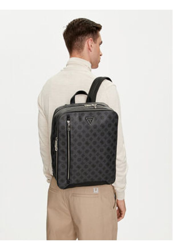 Guess Plecak Torino HMTOPY P4261 Szary. Kolor: szary. Materiał: skóra