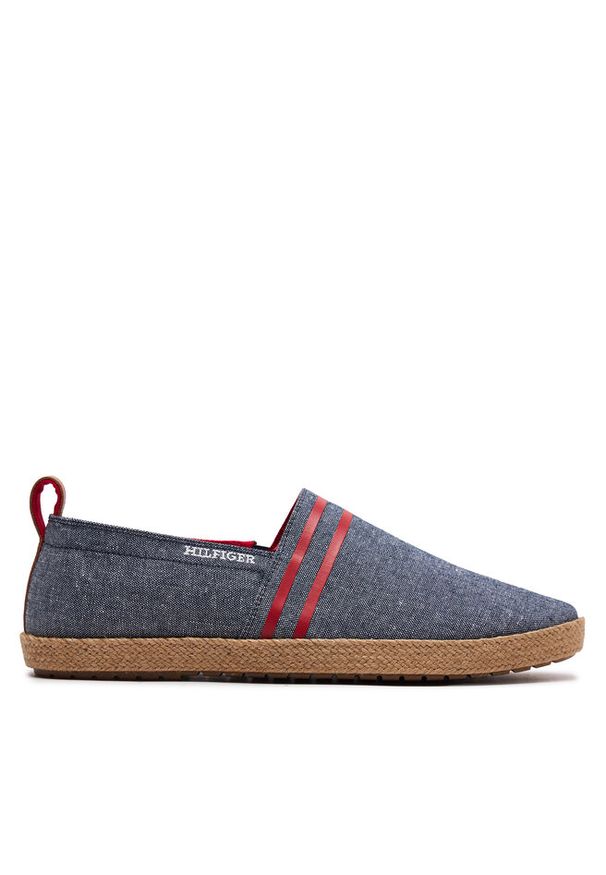 TOMMY HILFIGER - Espadryle Tommy Hilfiger. Kolor: niebieski