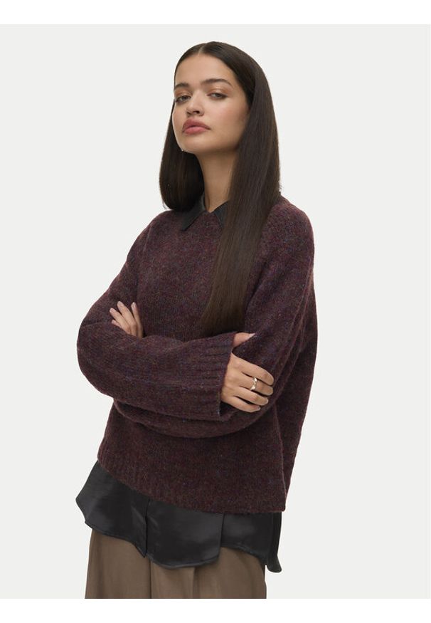Vero Moda Sweter Ingrid 10331365 Fioletowy Regular Fit. Kolor: fioletowy. Materiał: syntetyk