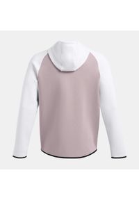 Bluza męska Under Armour Unstoppable Fleece Full Zip HD. Kolor: biały. Sport: turystyka piesza