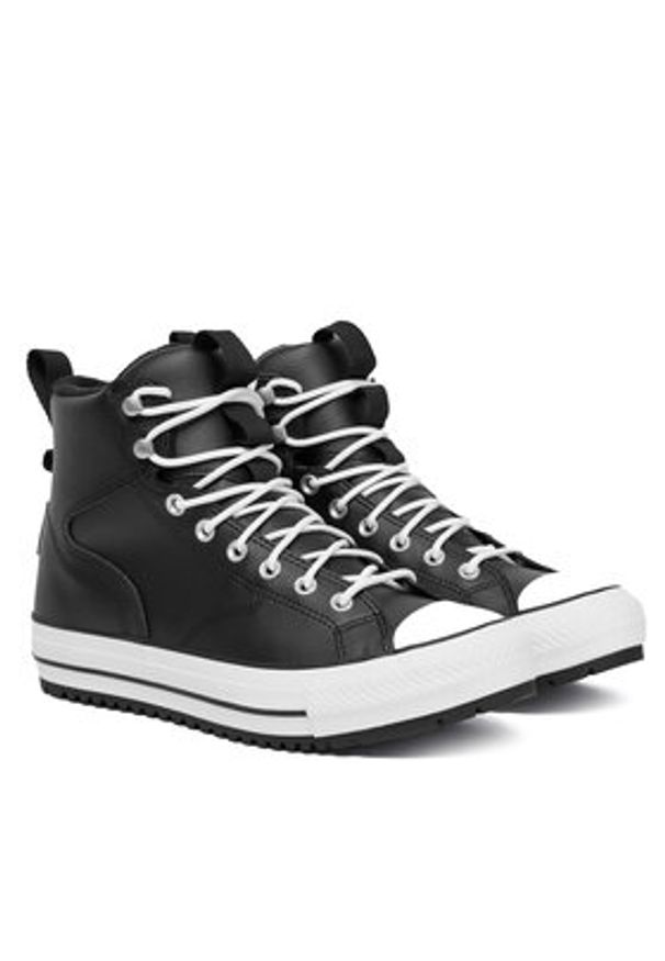 Converse Trampki Chuck Taylor All Star Hiker Boot A13233C Czarny. Kolor: czarny. Materiał: skóra