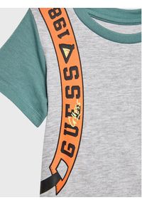 Guess Komplet t-shirt i szorty sportowe I3RG17 K9ND0 Kolorowy Regular Fit. Materiał: bawełna. Wzór: kolorowy