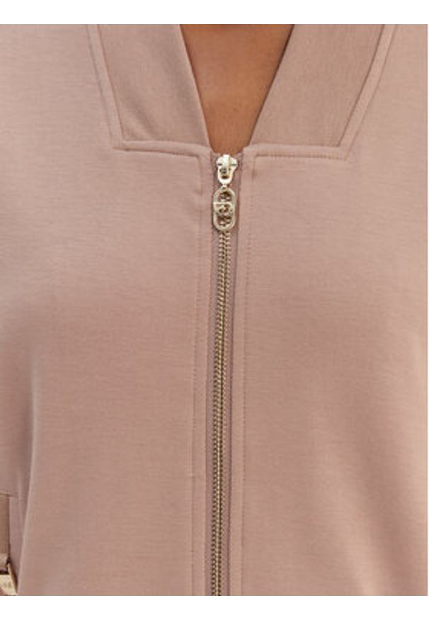 Liu Jo Sport Bluza TA6241 JS182 Brązowy Regular Fit. Kolor: brązowy. Materiał: wiskoza. Styl: sportowy