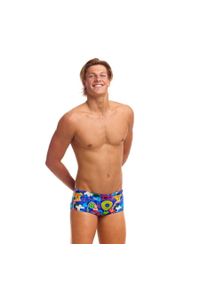 FUNKY TRUNKS - Kąpielówki męskie spodenki kąpielowe Funky Trunks Sidewinder Blues Baby. Kolor: pomarańczowy, niebieski, wielokolorowy #1