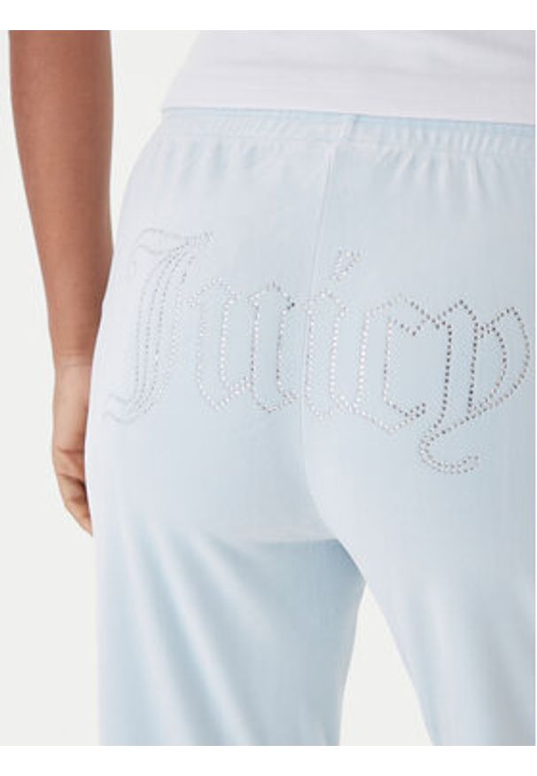 Juicy Couture Spodnie dresowe Tina JCWBJ225307 Błękitny Regular Fit. Kolor: niebieski. Materiał: syntetyk