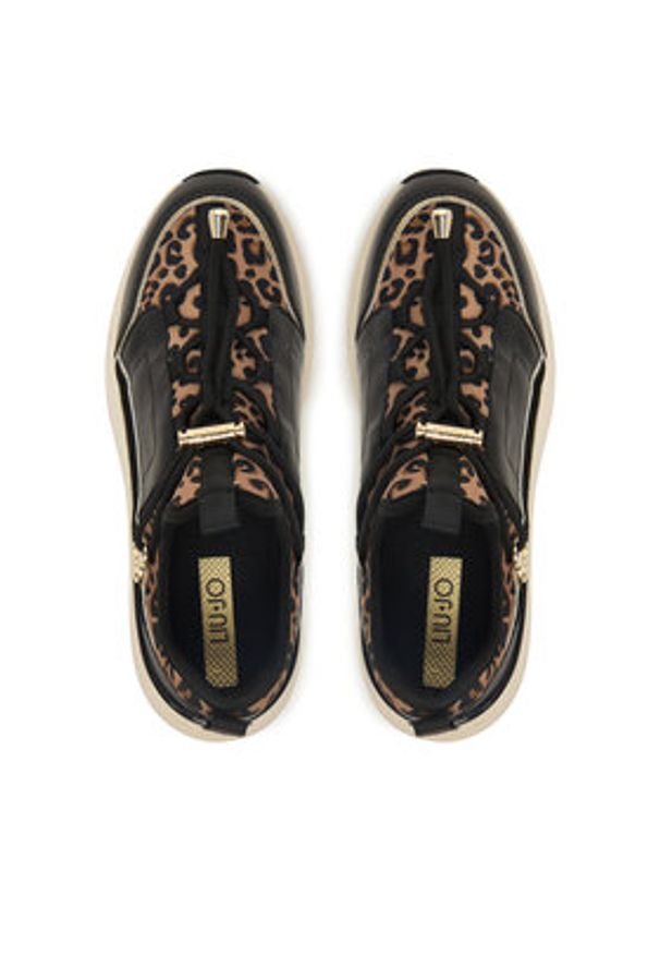 Liu Jo Sneakersy LJ01 02 BF5019 PX791 Czarny. Kolor: czarny. Materiał: skóra