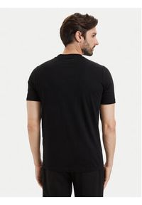 Karl Lagerfeld - KARL LAGERFELD T-Shirt 755026 563224 Czarny Regular Fit. Typ kołnierza: dekolt w karo. Kolor: czarny. Materiał: bawełna #4