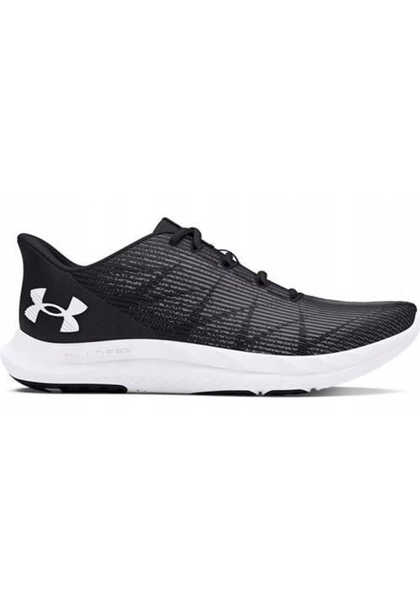Buty do biegania damskie Under Armour Ua Charged Speed Swift. Kolor: czarny. Materiał: materiał, syntetyk. Szerokość cholewki: normalna