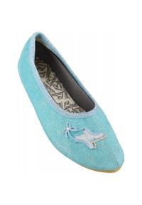 Buty do gimnastyki dla dzieci Beck Ice Dance niebieski. Kolor: niebieski