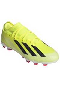 Adidas - Buty adidas X Crazyfast League Ll Mg M IF0696 żółte. Kolor: żółty. Materiał: materiał, syntetyk. Szerokość cholewki: normalna