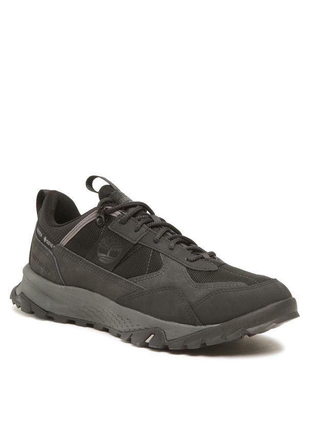 Sneakersy Timberland Lincoln peak Low Gtx GORE-TEX TB0A44DK0151 Black Leather. Kolor: czarny. Materiał: skóra, nubuk