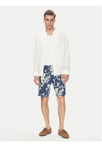 TOMMY HILFIGER - Tommy Hilfiger Koszula MW0MW39271 Biały Regular Fit. Kolor: biały. Materiał: len #5