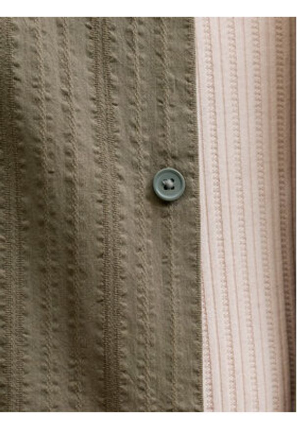 Jack & Jones Komplet koszula i szorty materiałowe Tyson 12297649 Zielony Relaxed Fit. Kolor: zielony. Materiał: bawełna