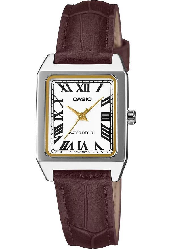Zegarek Casio Zegarek damski Casio LTP-B150L-7B2EF brązowy. Kolor: brązowy