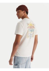 Quiksilver T-Shirt Ev Desert Waves EQYZT08183 Biały Regular Fit. Kolor: biały. Materiał: bawełna