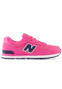 Buty dziecięce New Balance GC515KD – różowe. Okazja: na uczelnię, na co dzień. Kolor: różowy. Materiał: materiał, syntetyk. Szerokość cholewki: normalna #1