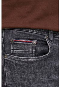 TOMMY HILFIGER - Tommy Hilfiger jeansy męskie kolor szary. Kolor: szary #4