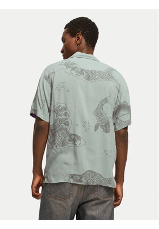 Jack & Jones - Jack&Jones Koszula Jeff 12268465 Zielony Relaxed Fit. Kolor: zielony. Materiał: wiskoza