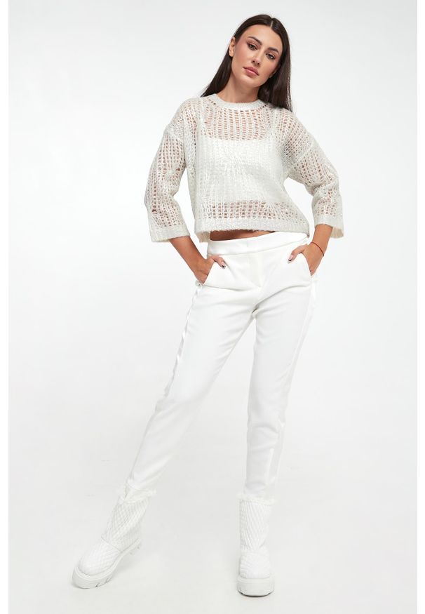 Sweter damski wełniany PESERICO. Materiał: wełna
