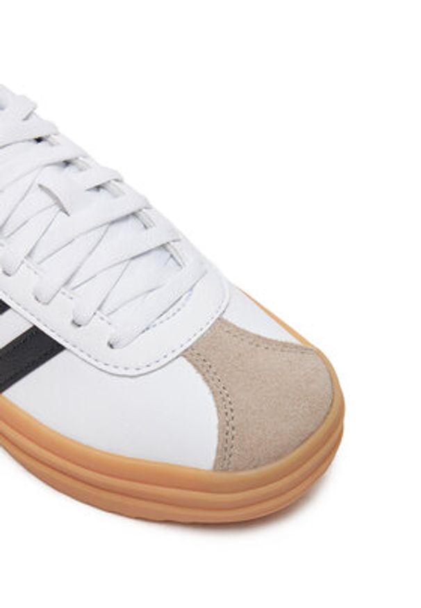 Adidas - adidas Sneakersy VL Court Bold Lifestyle JP5074 Biały. Kolor: biały. Materiał: skóra