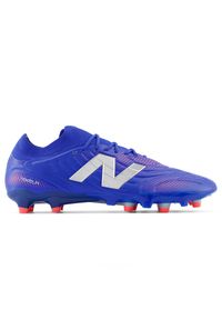 Korki męskie New Balance TEKELA PRO FG V5 ST2FLMP5 – niebieskie. Kolor: niebieski. Materiał: włókno, guma. Szerokość cholewki: normalna. Sport: bieganie