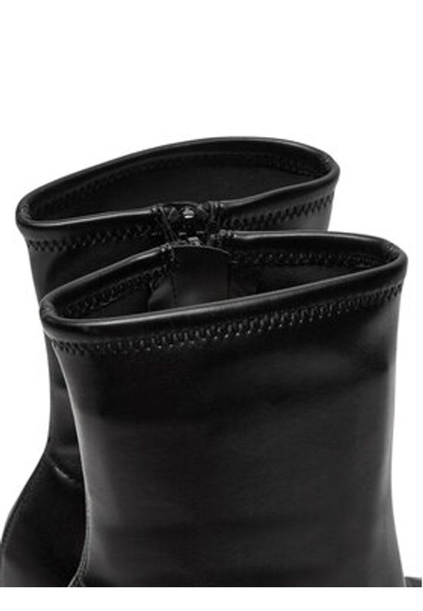 Aldo Botki Figtree 13812493 Czarny. Kolor: czarny. Materiał: skóra