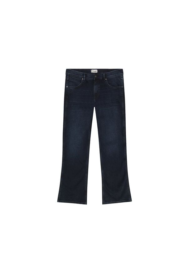 Wrangler - WRANGLER MĘSKIE SPODNIE JEANSOWE HORIZON DZWONY ONYX WASH 112356834 W110008838