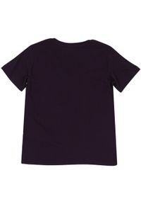 Koszulka damska Champion 117536. Kolor: fioletowy. Materiał: materiał, prążkowany #2