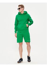 TOMMY HILFIGER - Tommy Hilfiger Szorty sportowe Logo MW0MW34201 Zielony Regular Fit. Kolor: zielony. Materiał: bawełna, syntetyk. Styl: sportowy #3