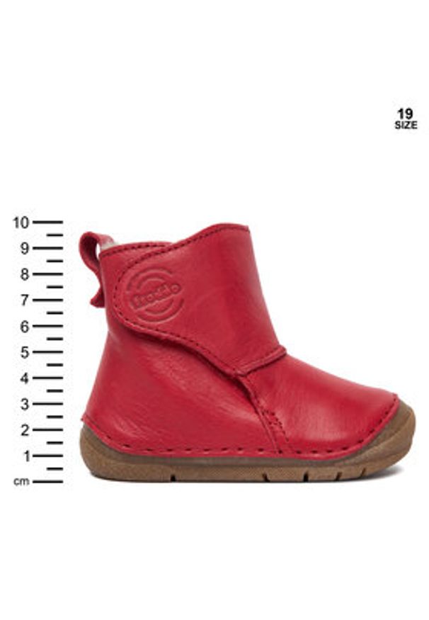 Froddo Kozaki Paix Up Winter Boots G2160082-4 M Czerwony. Kolor: czerwony. Materiał: skóra