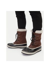 sorel - Śniegowce Sorel. Kolor: brązowy. Materiał: nylon #1