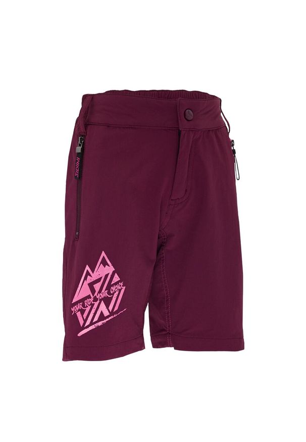 Silvini - Spodenki rowerowe dziecięce SILVINI Acri. Kolor: czerwony. Sport: kolarstwo