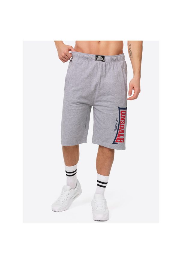 Krótka Lonsdale Logo Jam. Kolor: szary. Długość: krótkie