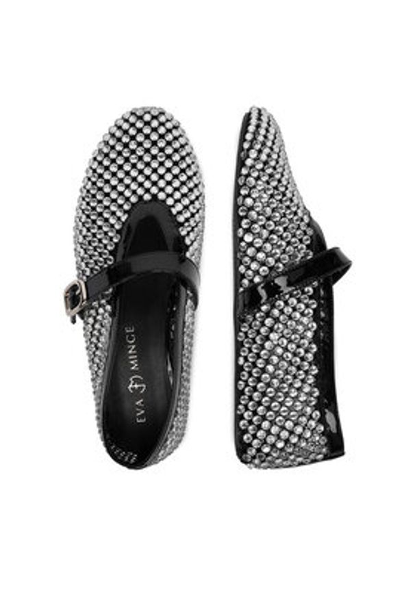 Eva Minge Baleriny EO-ROSA-0516-205 Srebrny. Kolor: srebrny. Materiał: syntetyk