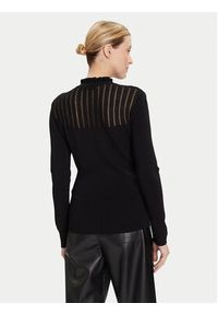 Morgan Sweter 252-MSNOWI Czarny Slim Fit. Kolor: czarny. Materiał: syntetyk