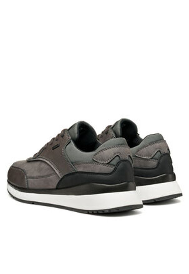 Geox Sneakersy U Branthon B Abx U56M6A 0EKBU C1115 Szary. Kolor: szary. Materiał: skóra