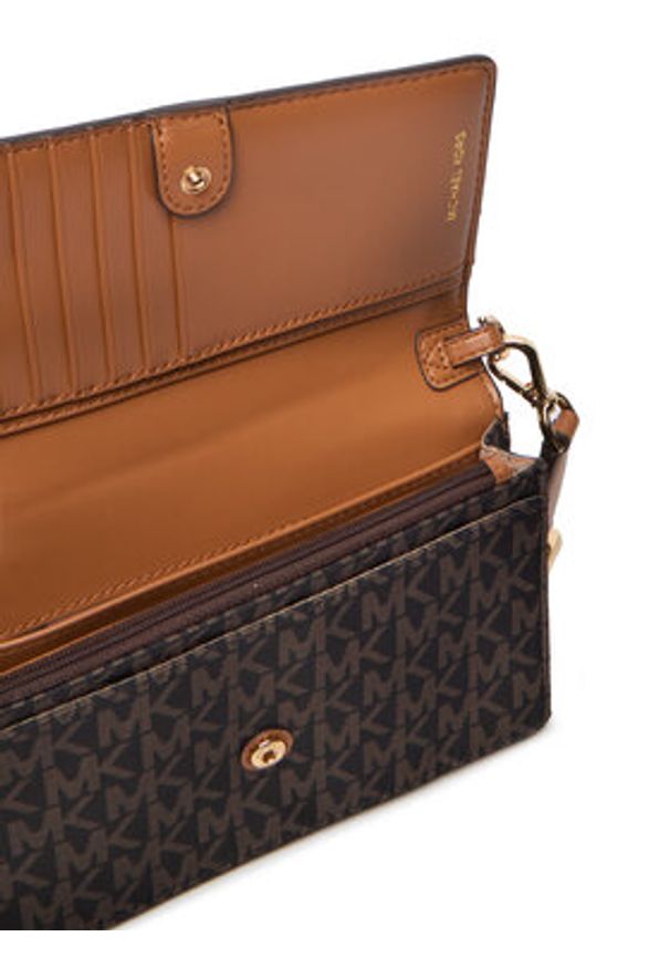 MICHAEL Michael Kors Torebka Jet Set 32T4GJ6C1O Brązowy. Kolor: brązowy