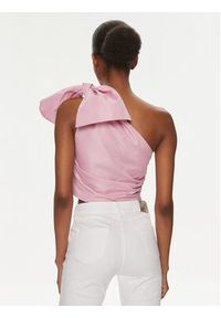 Pinko Bluzka Nosiola 102780 Y3LE Różowy Slim Fit. Kolor: różowy. Materiał: syntetyk